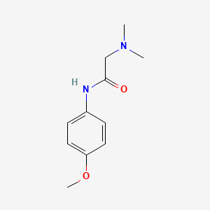 N~1~-(4-methoxyphenyl)-N~2~,N~2~-dimethylglycinamide