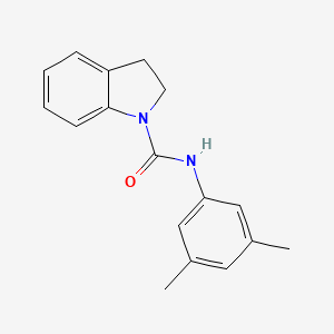 molecular formula C17H18N2O B4646545 N-(3,5-dimethylphenyl)-1-indolinecarboxamide 
