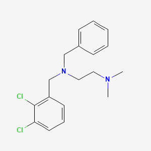 molecular formula C18H22Cl2N2 B4646611 N-benzyl-N-(2,3-dichlorobenzyl)-N',N'-dimethyl-1,2-ethanediamine 