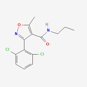 3-(2,6-dichlorophenyl)-5-methyl-N-propyl-4-isoxazolecarboxamide