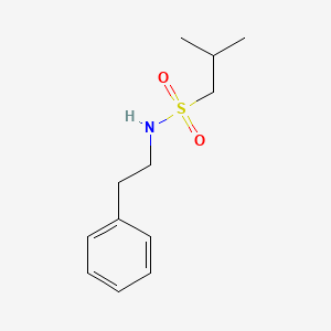 2-methyl-N-(2-phenylethyl)propane-1-sulfonamide