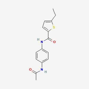 N-[4-(acetylamino)phenyl]-5-ethyl-2-thiophenecarboxamide