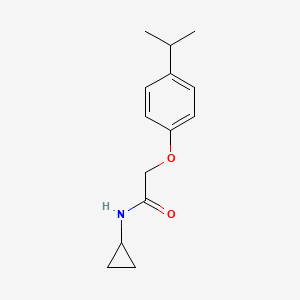 molecular formula C14H19NO2 B4646888 N-cyclopropyl-2-(4-isopropylphenoxy)acetamide 