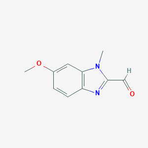 B046469 6-Methoxy-1-methylbenzimidazole-2-carbaldehyde CAS No. 123511-59-1