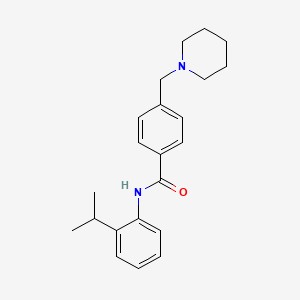 N-(2-isopropylphenyl)-4-(1-piperidinylmethyl)benzamide