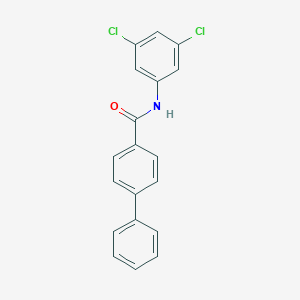molecular formula C19H13Cl2NO B464701 N-(3,5-dichlorophenyl)-4-phenylbenzamide CAS No. 304667-40-1