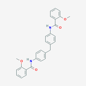 molecular formula C29H26N2O4 B464702 2-methoxy-N-(4-{4-[(2-methoxybenzoyl)amino]benzyl}phenyl)benzamide CAS No. 313499-82-0
