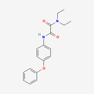 molecular formula C18H20N2O3 B4647029 N,N-diethyl-N'-(4-phenoxyphenyl)ethanediamide 