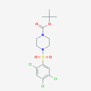 tert-butyl 4-[(2,4,5-trichlorophenyl)sulfonyl]-1-piperazinecarboxylate