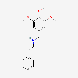 (2-phenylethyl)(3,4,5-trimethoxybenzyl)amine