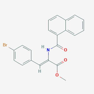 methyl 3-(4-bromophenyl)-2-(1-naphthoylamino)acrylate