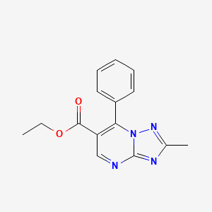 ethyl 2-methyl-7-phenyl[1,2,4]triazolo[1,5-a]pyrimidine-6-carboxylate