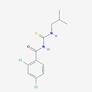 molecular formula C12H14Cl2N2OS B4647270 2,4-dichloro-N-[(isobutylamino)carbonothioyl]benzamide 