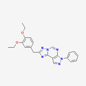2-(3,4-diethoxybenzyl)-7-phenyl-7H-pyrazolo[4,3-e][1,2,4]triazolo[1,5-c]pyrimidine