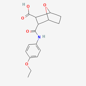 3-{[(4-ethoxyphenyl)amino]carbonyl}-7-oxabicyclo[2.2.1]heptane-2-carboxylic acid