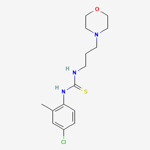 N-(4-chloro-2-methylphenyl)-N'-[3-(4-morpholinyl)propyl]thiourea