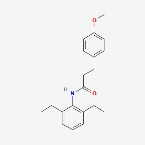 N-(2,6-diethylphenyl)-3-(4-methoxyphenyl)propanamide