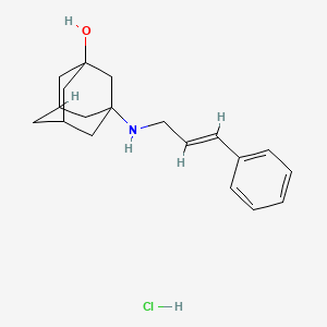 3-[(3-phenyl-2-propen-1-yl)amino]-1-adamantanol hydrochloride