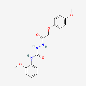 2-[(4-methoxyphenoxy)acetyl]-N-(2-methoxyphenyl)hydrazinecarboxamide