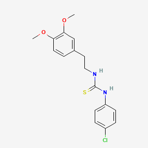 N-(4-chlorophenyl)-N'-[2-(3,4-dimethoxyphenyl)ethyl]thiourea