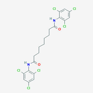 molecular formula C21H20Cl6N2O2 B464783 N,N'-bis(2,4,6-trichlorophenyl)nonanediamide CAS No. 303134-23-8