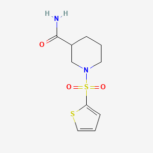 1-(2-thienylsulfonyl)-3-piperidinecarboxamide