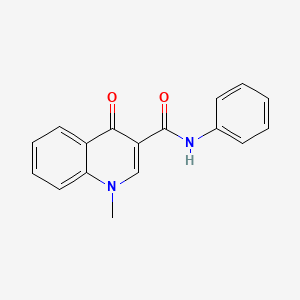 molecular formula C17H14N2O2 B4648216 1-methyl-4-oxo-N-phenyl-1,4-dihydro-3-quinolinecarboxamide 