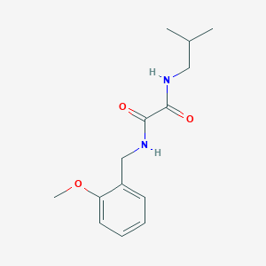 molecular formula C14H20N2O3 B4648425 N-isobutyl-N'-(2-methoxybenzyl)ethanediamide 