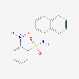 molecular formula C16H12N2O4S B464869 N-naphthalen-1-yl-2-nitrobenzenesulfonamide CAS No. 50393-59-4