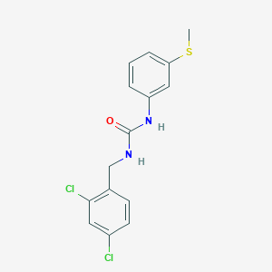 molecular formula C15H14Cl2N2OS B4648793 N-(2,4-dichlorobenzyl)-N'-[3-(methylthio)phenyl]urea 