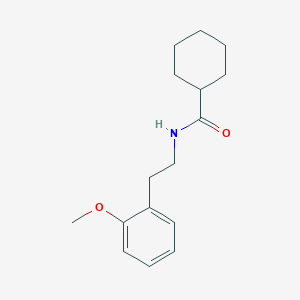 molecular formula C16H23NO2 B4649037 N-[2-(2-methoxyphenyl)ethyl]cyclohexanecarboxamide 