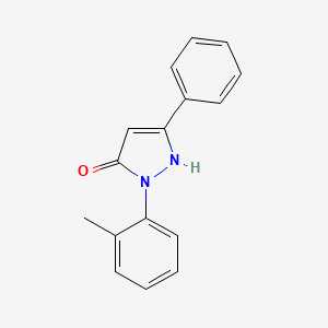 molecular formula C16H14N2O B4649065 1-(2-methylphenyl)-3-phenyl-1H-pyrazol-5-ol 