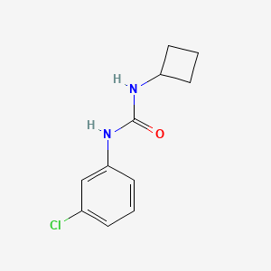 molecular formula C11H13ClN2O B4649123 N-(3-chlorophenyl)-N'-cyclobutylurea 