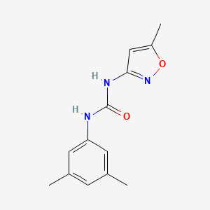 molecular formula C13H15N3O2 B4649141 N-(3,5-dimethylphenyl)-N'-(5-methyl-3-isoxazolyl)urea 