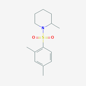 molecular formula C14H21NO2S B4649687 1-[(2,4-dimethylphenyl)sulfonyl]-2-methylpiperidine 