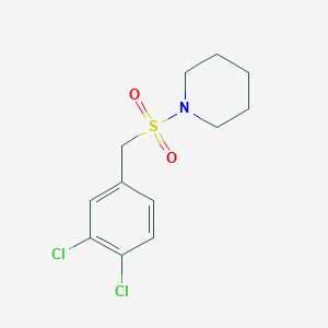 molecular formula C12H15Cl2NO2S B4649967 1-[(3,4-dichlorobenzyl)sulfonyl]piperidine 