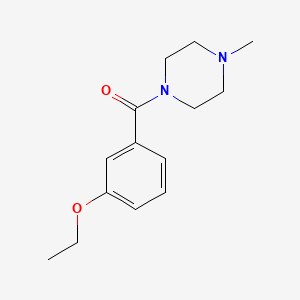 molecular formula C14H20N2O2 B4649992 1-(3-ethoxybenzoyl)-4-methylpiperazine 