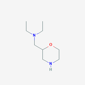 molecular formula C9H20N2O B046501 N-ethyl-N-(morpholin-2-ylmethyl)ethanamine CAS No. 122894-66-0