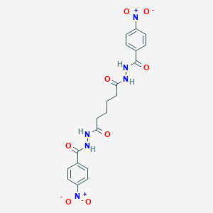 N'~1~,N'~6~-bis[(4-nitrophenyl)carbonyl]hexanedihydrazide