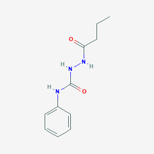 molecular formula C11H15N3O2 B465022 2-butyryl-N-phenylhydrazinecarboxamide CAS No. 21719-35-7