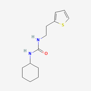 molecular formula C13H20N2OS B4650394 N-cyclohexyl-N'-[2-(2-thienyl)ethyl]urea 