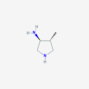 B046504 (3S,4R)-4-Methylpyrrolidin-3-amine CAS No. 113617-69-9