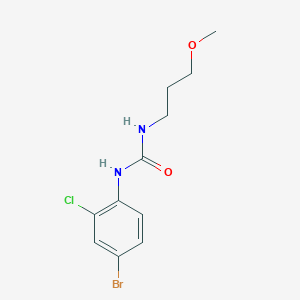 molecular formula C11H14BrClN2O2 B4650497 N-(4-bromo-2-chlorophenyl)-N'-(3-methoxypropyl)urea 