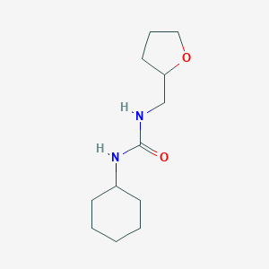molecular formula C12H22N2O2 B465062 N-cyclohexyl-N'-(tetrahydro-2-furanylmethyl)urea CAS No. 203450-55-9