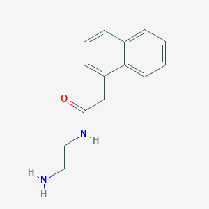 molecular formula C14H16N2O B046508 N-(2-氨基乙基)-1-萘乙酰胺 CAS No. 36321-43-4