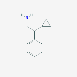 B046510 2-Cyclopropyl-2-phenylethan-1-amine CAS No. 112093-23-9