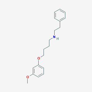 molecular formula C19H25NO2 B4651065 4-(3-methoxyphenoxy)-N-(2-phenylethyl)-1-butanamine 