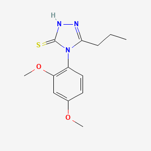 4-(2,4-dimethoxyphenyl)-5-propyl-4H-1,2,4-triazole-3-thiol