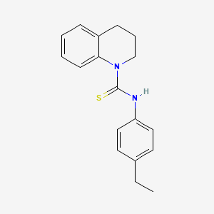molecular formula C18H20N2S B4651420 N-(4-ethylphenyl)-3,4-dihydro-1(2H)-quinolinecarbothioamide 