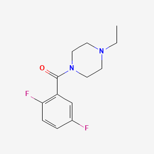 molecular formula C13H16F2N2O B4651564 1-(2,5-difluorobenzoyl)-4-ethylpiperazine 